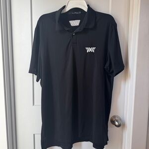 RLX Ralph Lauren PXG Golf Polo Men’s XL Black Performance Stretch Shirt Sporty